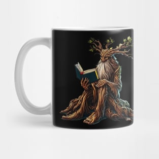 shepherd of trees reading book Mug